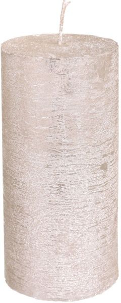 Свеча Цилиндр металлик бронза 12 см ESTE