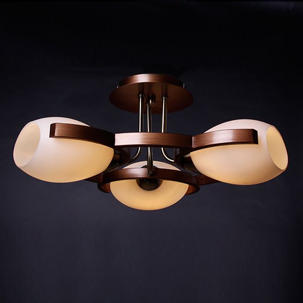 Люстра потолочная Victoria Lighting 3x40 Вт E14 орех Odeon/PL3 