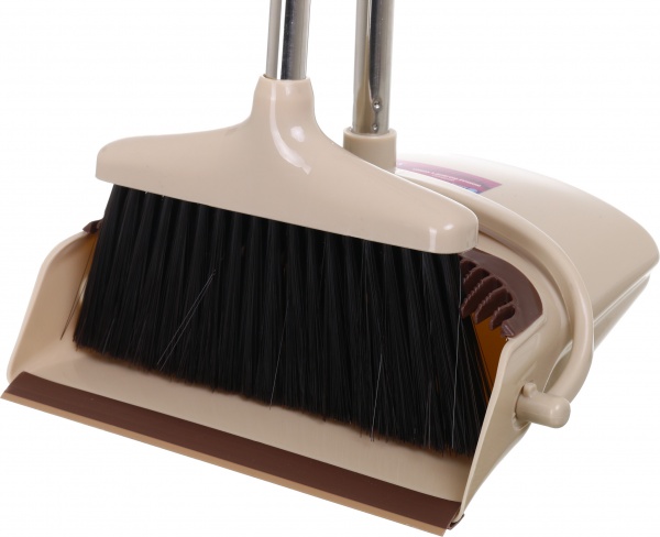 Совок + щетка с длинной ручкой складной Fiora®