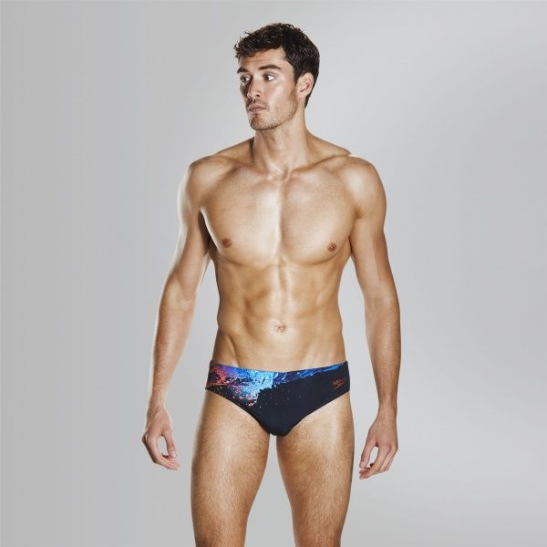Плавки Speedo Placement Digital 7cm Brief 8-09739C193 р.34 черный