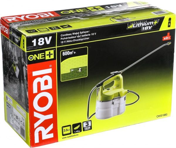 Обприскувач акумуляторний RYOBI 3,5 л 