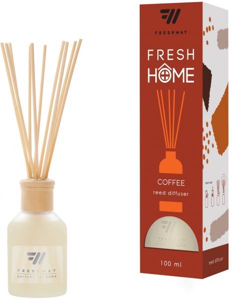 Аромадиффузор для дома FRESHWAY Coffee Ароматный кофе 100 мл 