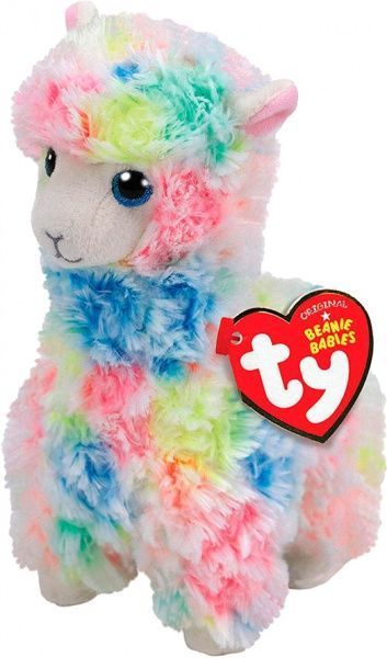 Мягкая игрушка TY Beanie Babies разноцветная лама Lola 15 см 41217