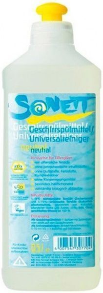 Засіб для ручного миття посуду Sonett Neutral 0,5л
