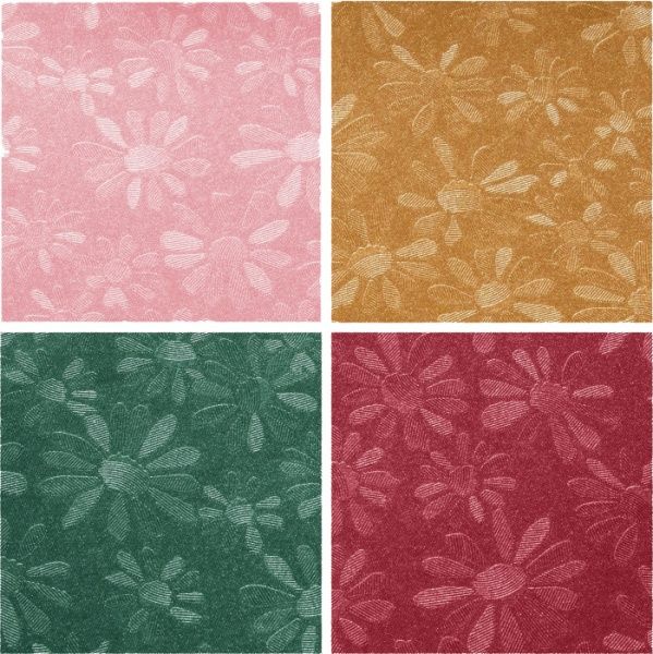 Набор дизайнерской бумаги Цветы MX61627