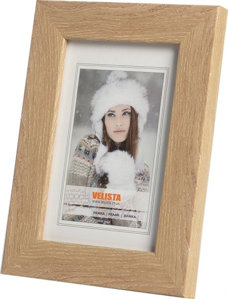 Рамка для фотографии со стеклом Веліста 27N-14134-7v 10x15 см бежевый 