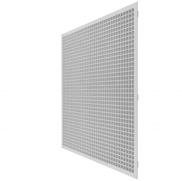 Решетка для вентиляции MiniMax без п/к 600 х 600 мм (полистирол УПМ) 1247АР пластик белый 