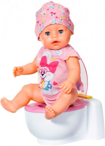 Набір Zapf Інтерактивний унітазик для ляльки Baby Born зі звуком 828373