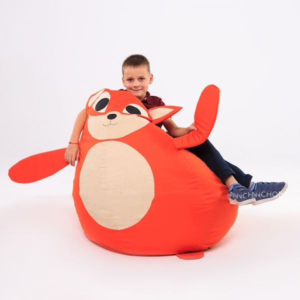 Кресло-мешок SanchoBag Груша Лисичка оранжевый (38DT2OK1LISA) 