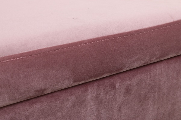 Скриня-пуф для зберігання Christophe пудровий 120х38х42 см 