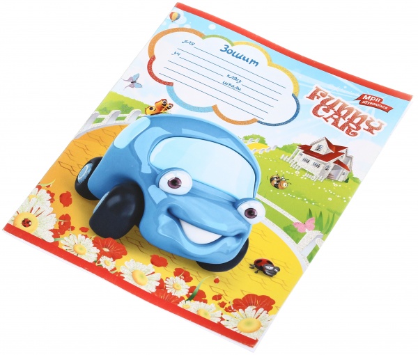 Зошит шкільний з глітером 12 аркушів у лінійку в асортименті Мрії збуваються