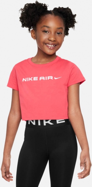 Футболка Nike G NSW TEE CROP AIR FD5361-648 р.M красный