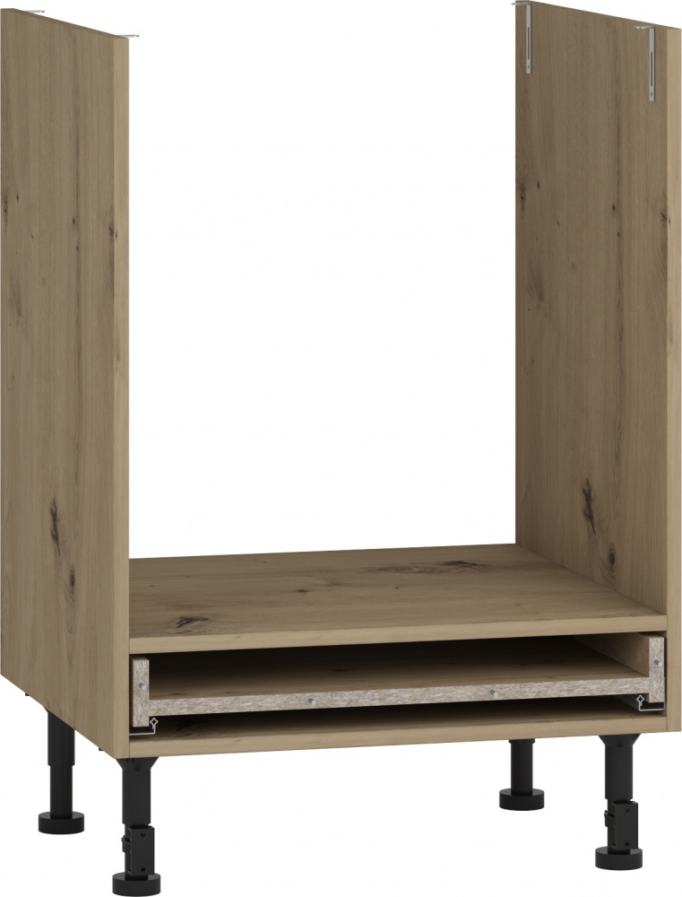 Тумба нижняя Грейд под духовку с ящиком частичного открытия Q-25 Оптимум 600x870x522 мм дуб артизан