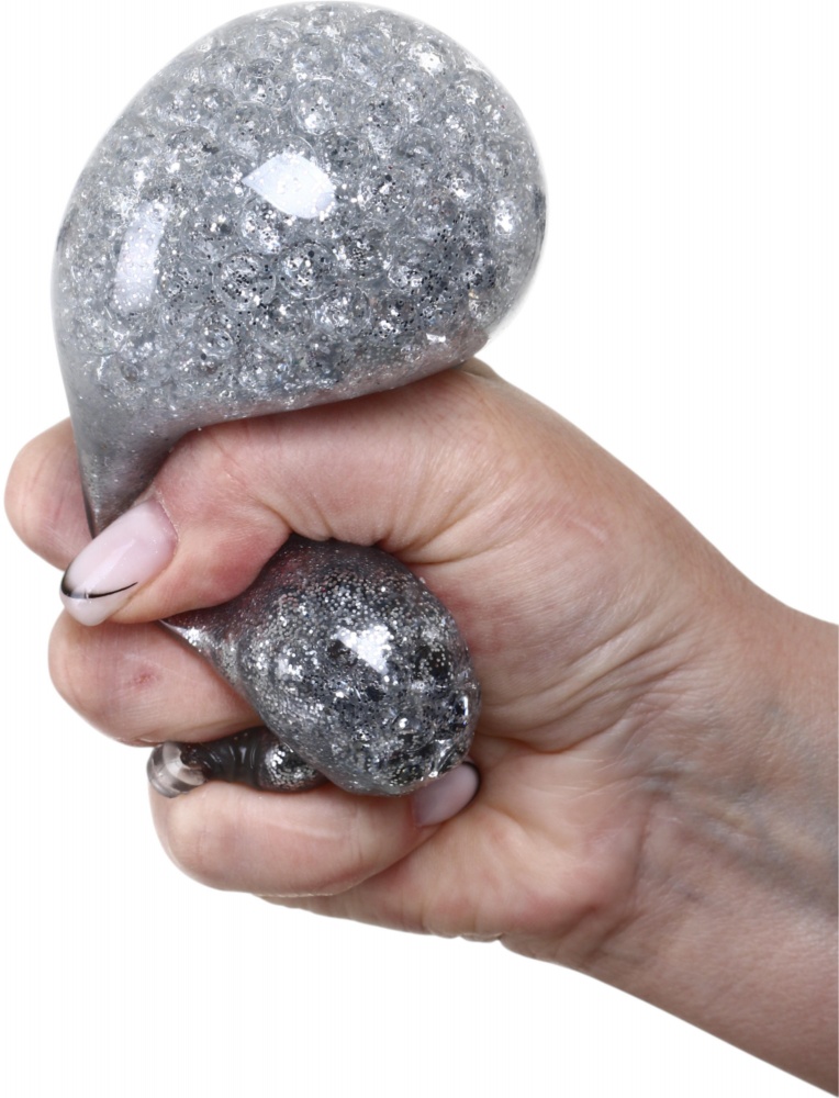 Игрушка-антистресс PIXIE блестящий мяч 70 мм в ассорт. CKS-10483