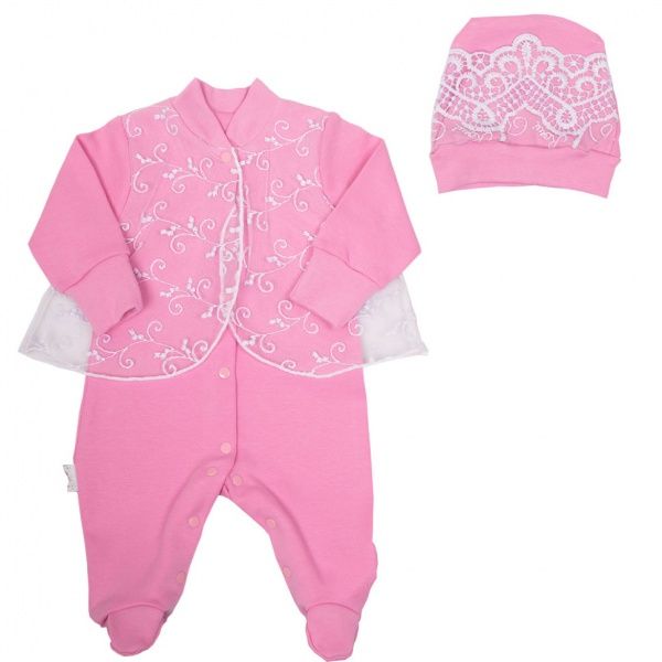 Комплект для новонароджених Габбі Феєчка рожевий р.62 