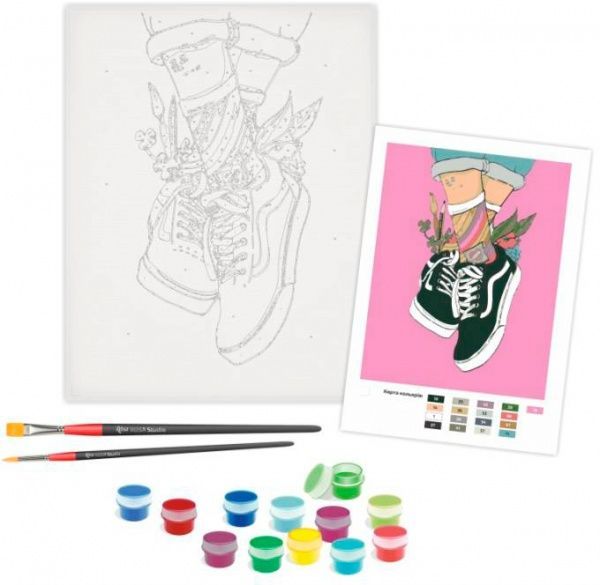 Картина по номерам Творчество Rosa Start 