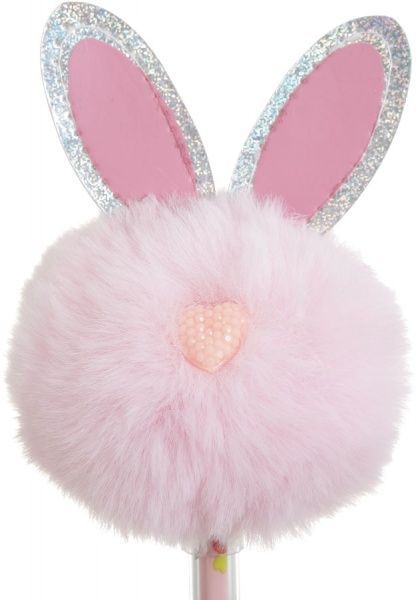 Ручка кулькова Зайченя рожевий 