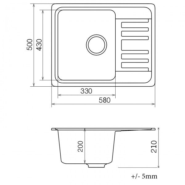 Мойка для кухни ScandiSPA Palermoterra (1) 