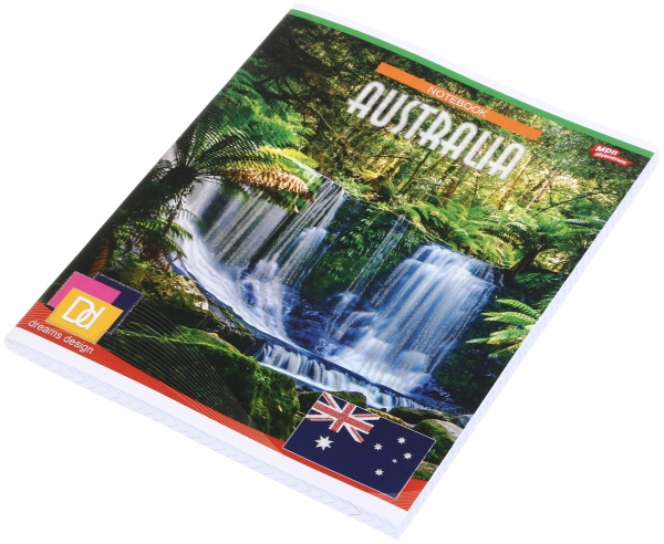 Зошит шкільний з глітером 96 аркушів у клітинку в асортименті Мрії збуваються