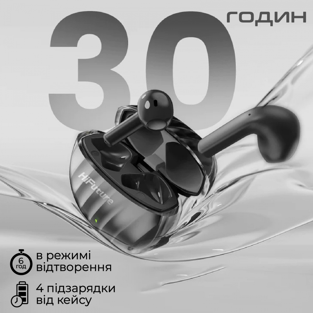 Навушники HiFuture black (flybuds3.black)