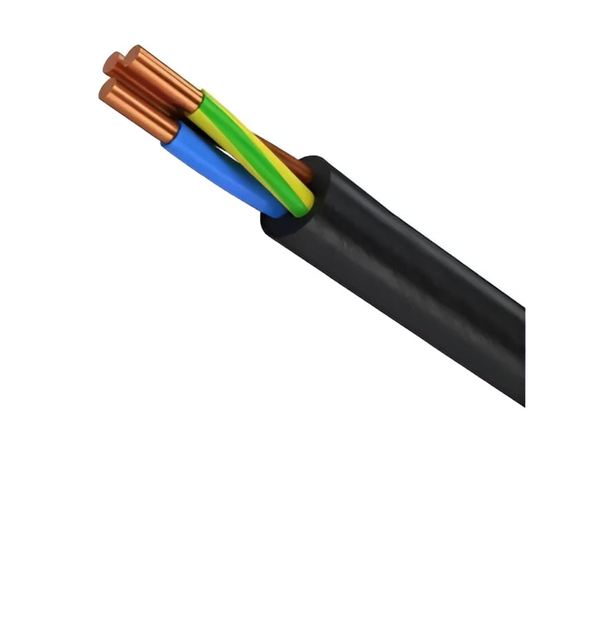 Кабель силовий Одескабель ВВГнг-LS 3x6,0 (5кл)-0,66 мідь