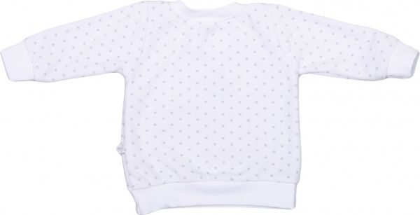 Комплект для новорожденных Фламинго Звезды белый с серым р.68 479-522-4 