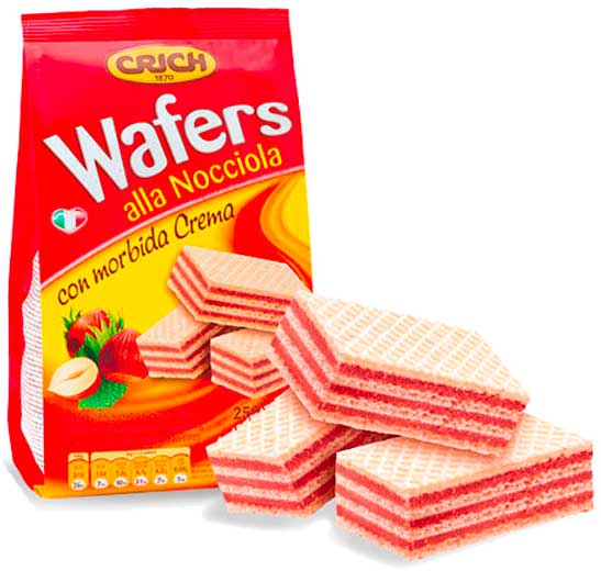 Вафли Crich с фундуком 250 г 8008620052616 