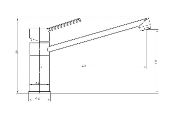 Смеситель для кухни Mixxen Monblanc MXBZ0517