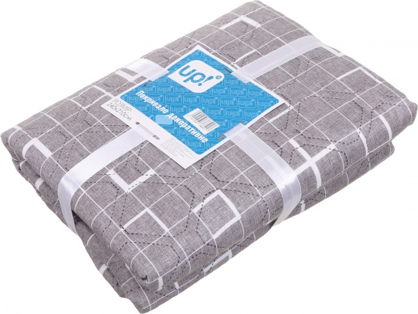 Покрывало Rome 210x240 см UP! (Underprice) серый с белым 