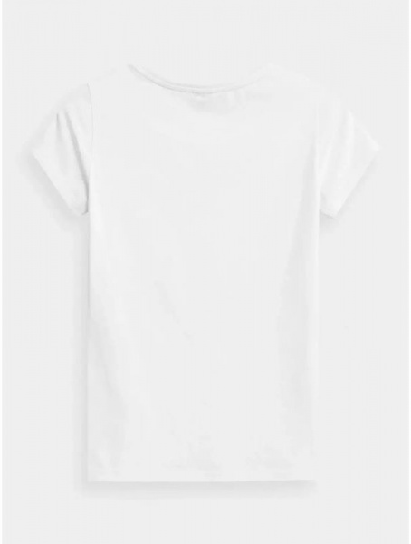 Футболка 4F TSHIRT F583 SS23 4FSS23TTSHF583-10S р.XS белый