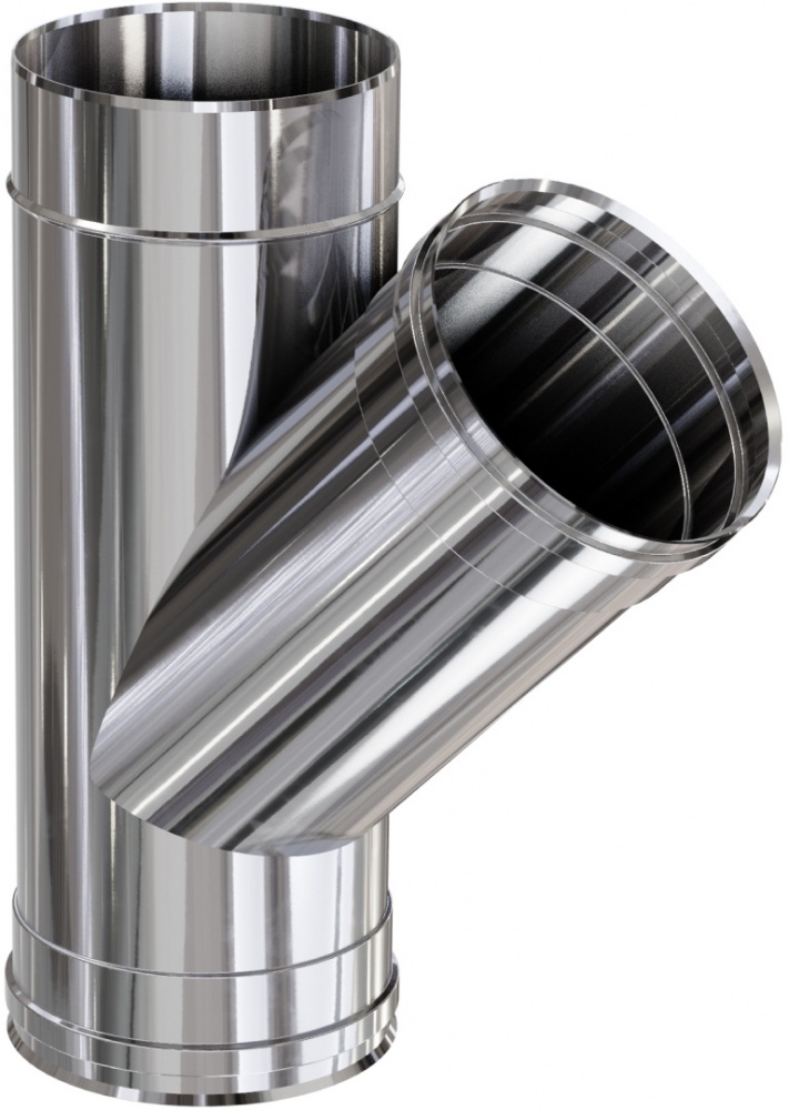 Тройник моно 1 мм нерж Ф150 мм 45° Versia-Lux