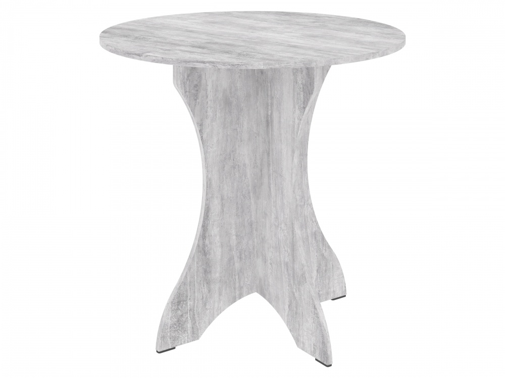 Стол обеденный Пехотин 2 800(800)x800x750мм бетон/бетон