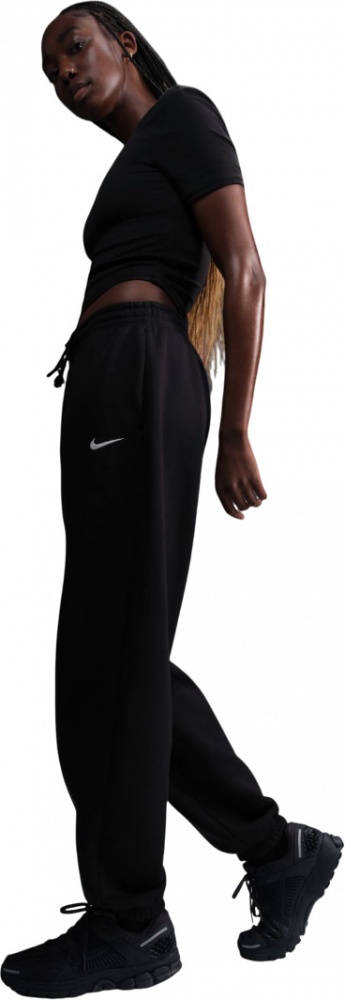 Брюки Nike W NSW PHNX FLC HR OS Pant 2 FZ5996-010 р. M черный