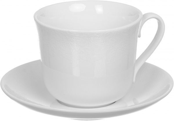 Чашка з блюдцем Ajour 450 мл Fiora