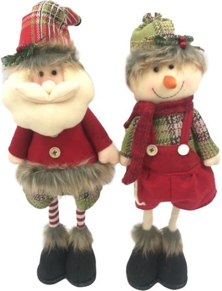 Мягкая игрушка Дед Мороз/Снеговик 46 см