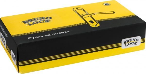 Замок врізний з ручками  BRUNO Bravo PZ 85 мм золотий/