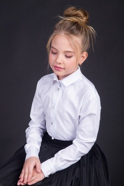 Блуза Zironka 26-9020-1 р.152 белый 