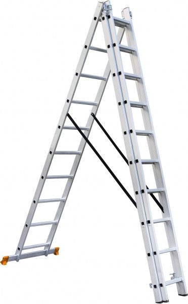 Лестница 3-секционная универсальная Burmaster AL-BL-310 3х10 