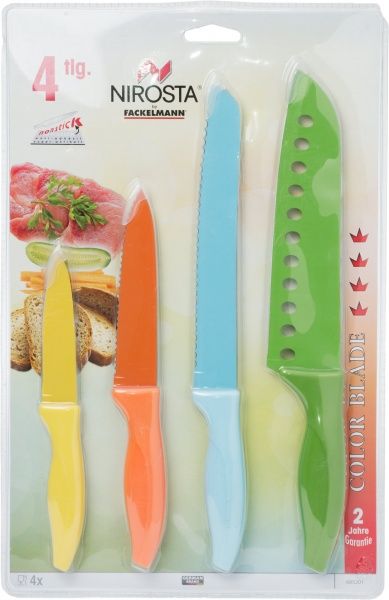 Набор ножей цветных 4 шт. 685201 Fackelmann