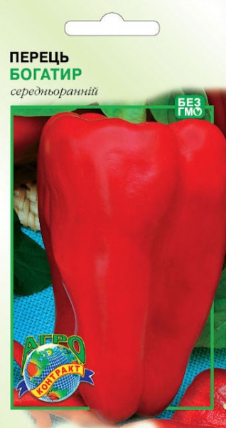 Семена Агроконтракт перец сладкий Богатырь 0,5г (4820160141407)