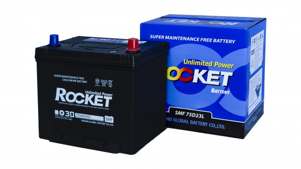 Аккумулятор автомобильный Rocket 4352 65Ah 590A 12V 75D23L «+» справа (75D23L)