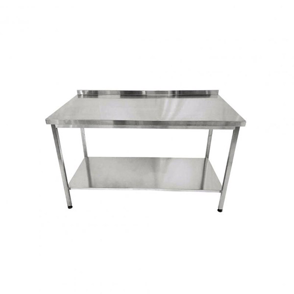 Стол производственный производственный Стол с полуобъемным бортом и полицейским 1200х700х850 1200x700х850 мм нержавеющая сталь