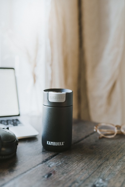 Термочашка Olympus 300 мл чорна Kambukka