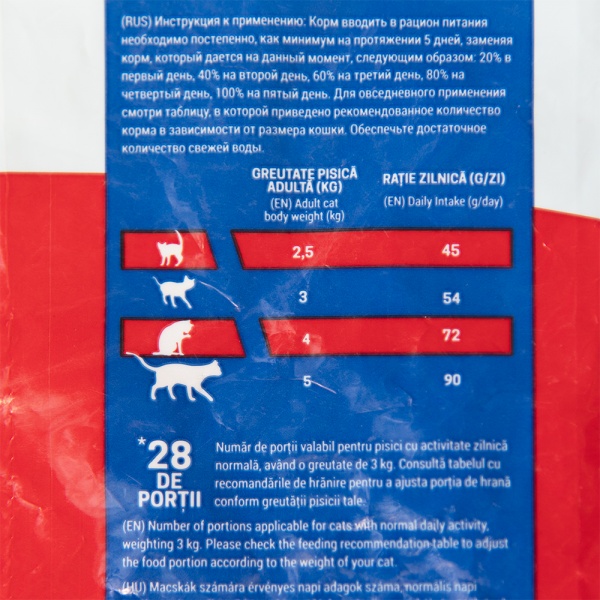 Корм сухой для взрослых котов Kirby Cat с говядиной и курицей 1,5 кг