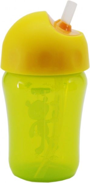 Поильник Baby Team с силиконовой трубочкой 380 мл 5010 в ассортименте