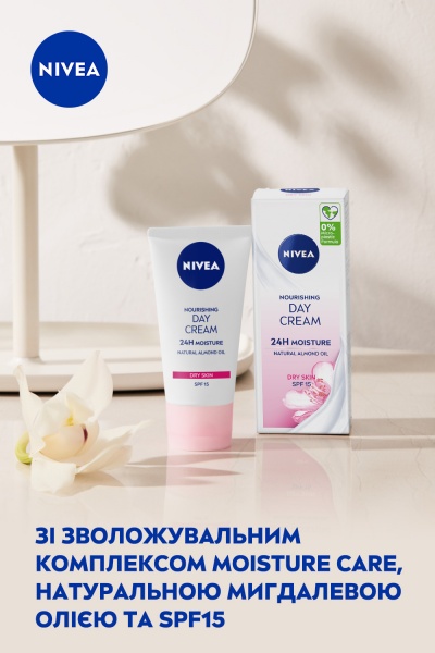 Крем для лица дневной Nivea Интенсивное увлажнение 24 часа 50 мл