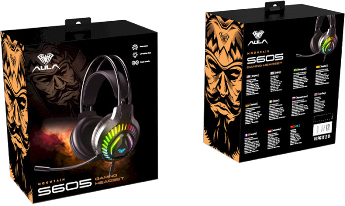 Гарнітура Aula S605 Wired gaming headset black (6948391235202)