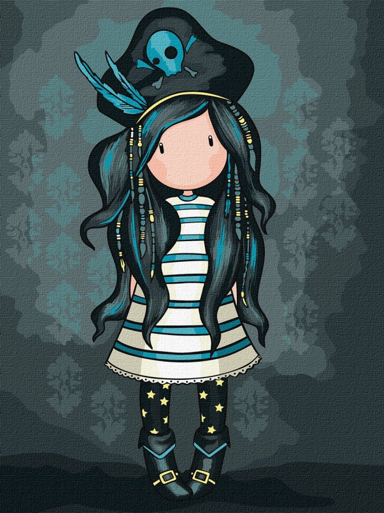 Картина по номерам Black Pearl Santoro Gorjuss Collection 30х40 см Ideyka