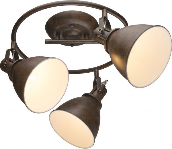 Спот Globo Jonas 3x40 Вт E14 коричневий 54647-3 