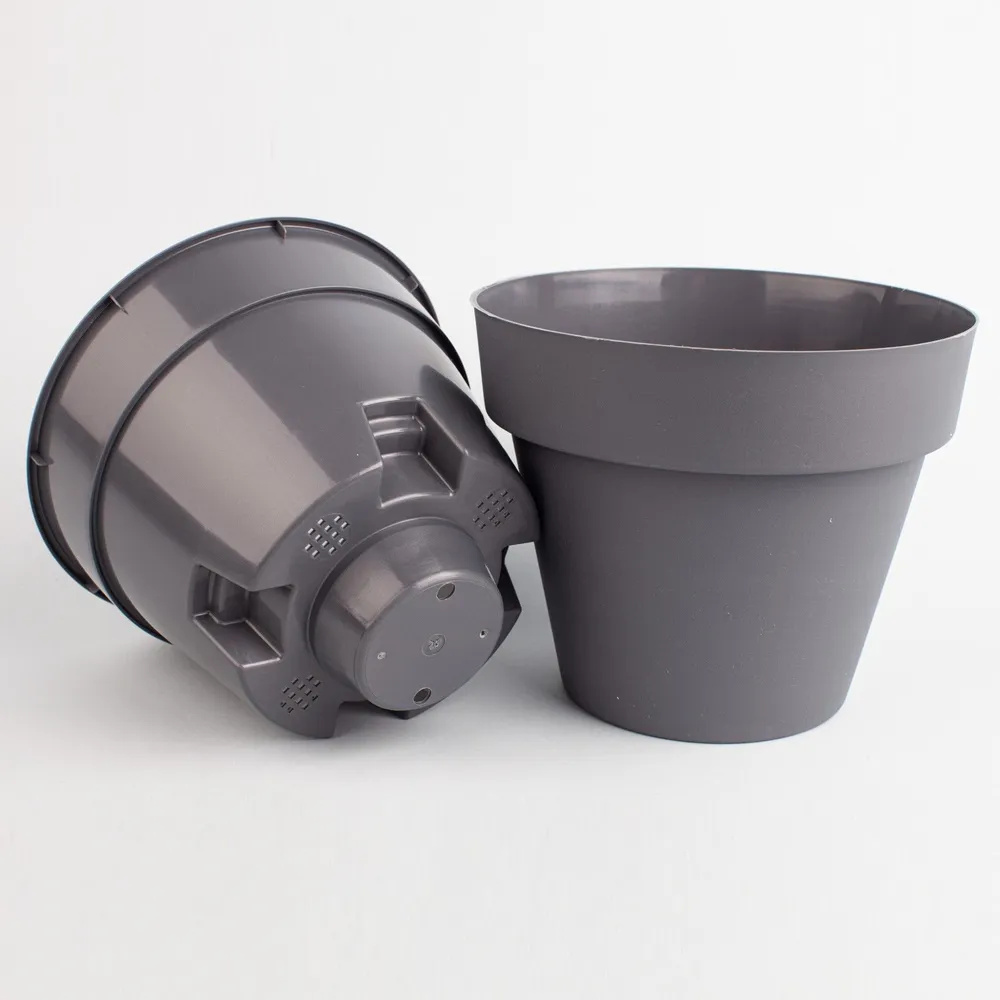 Вазон Latina с картриджем круглый антрацит 2,5 л (2006844)